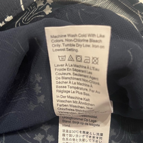 J. Crew Cap sleeve top in blue and white size XXL - Picture 6 of 10